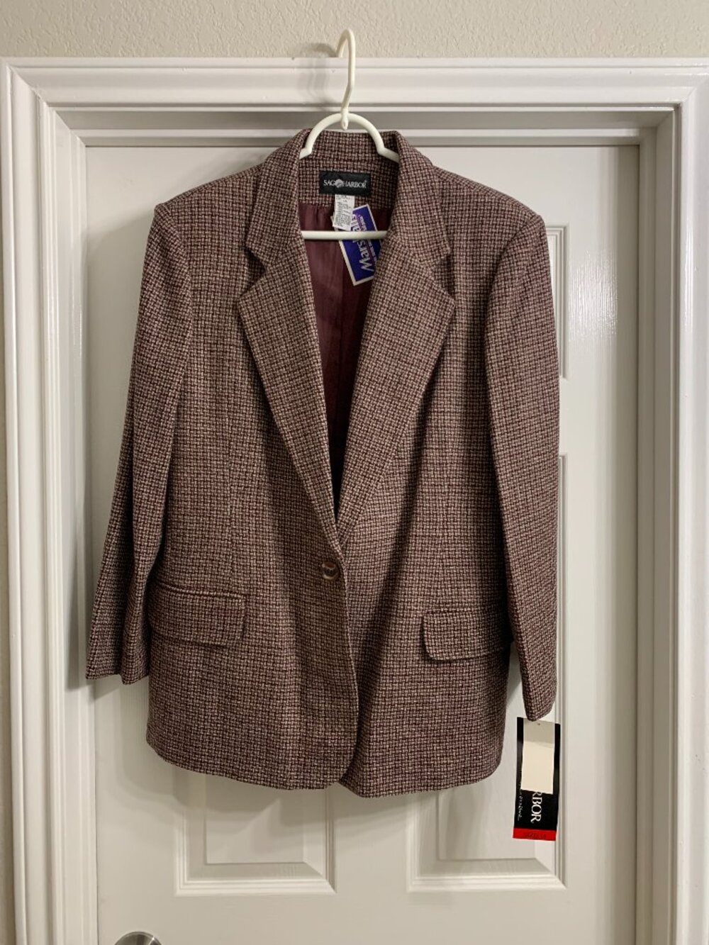 Sag Harbor Women's Wool Blazer, Size 14 (NWT)